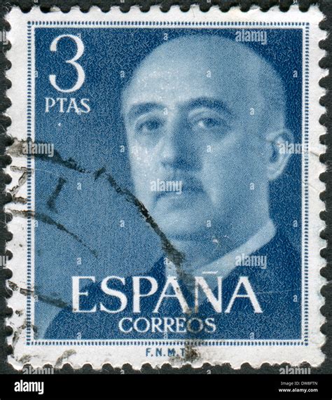 España circa 1955 un sello impreso en España demuestra el Gen