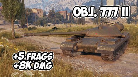 Obj 777 II 5 Frags 8K Damage Flat World Of Tanks YouTube