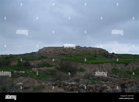 Tel Lachish Shephelah Region Of Israel Between Mount Hebron And The