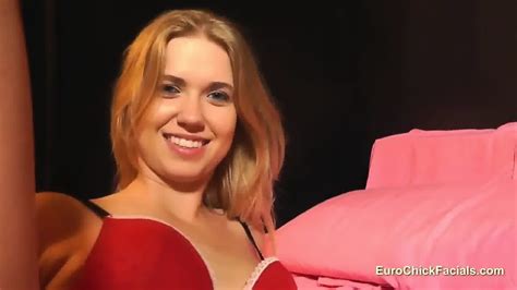 Blonde Paris Strips And Gets To Sucking