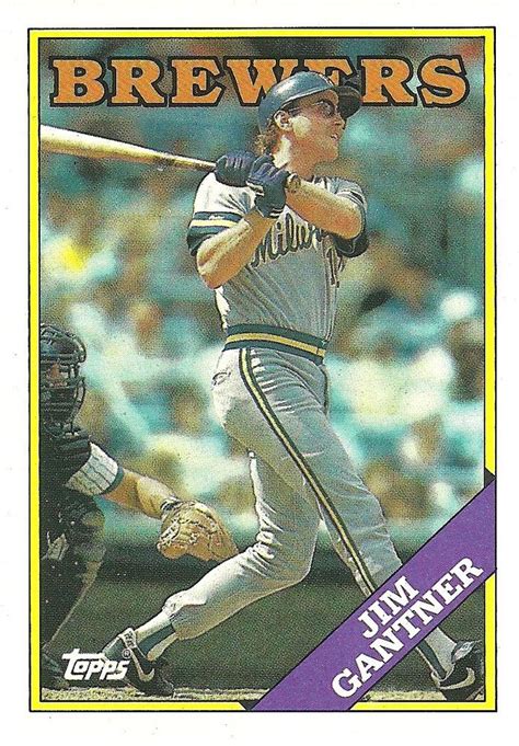 1988 Topps 337 Jim Gantner Trading Card Database