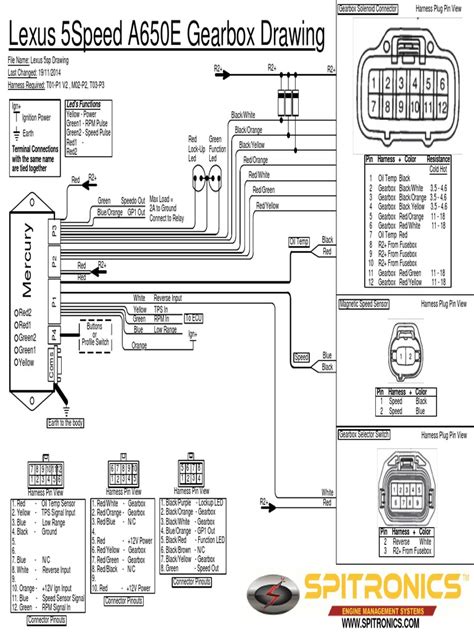 Lexus 5 Speed A650e Gearbox Drawing Diodes 4 Pdf Red Electricity