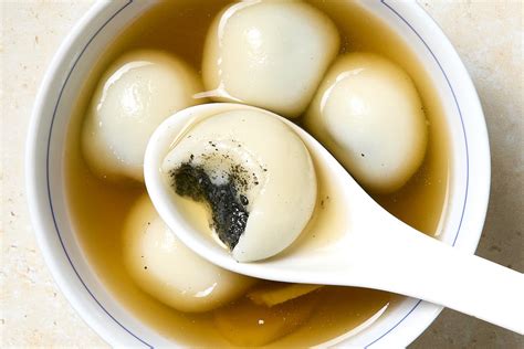 Tang Yuan Recipe Chinese Glutinous Rice Balls With Black Sesame