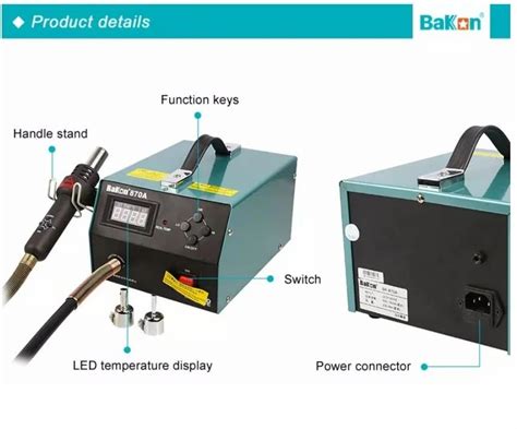 Bakon Bk A Hot Air Smd Rework Desoldering Station W At Best