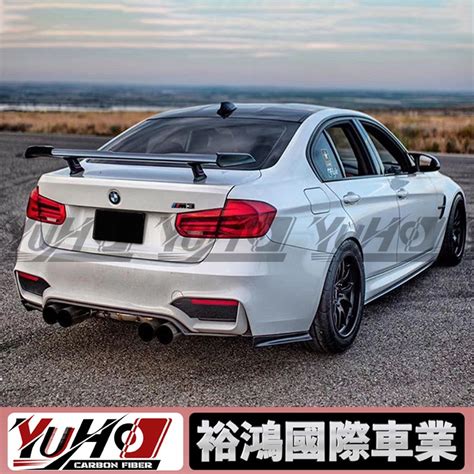 【全台可安裝】 Bmw寶馬2系3系4系5系m2m3m4m5 碳纖維mp樣式通用大尾翼 蝦皮購物