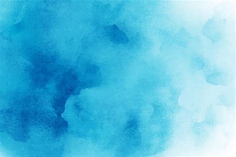 Abstrait Bleu Aquarelle Fond Texture Papier Num Rique Vecteur Premium