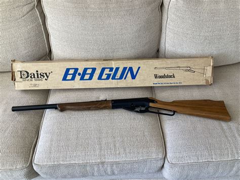 Vintage DAISY Made In USA Model 95 Woodstock BB Gun Air Rifle W Box