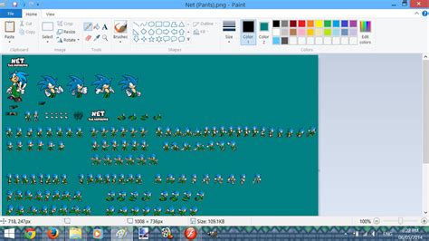 Net The Hedgehog Sprite Sheet Screenshot 2 By Ang3lofsp4rk On Deviantart