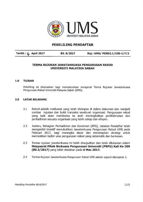 PDF Memastikan Tadbir Urus Pengurusan Rekod Yang Sistematik Dan