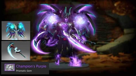 Dota Standard Terror Blade Arcana Champion S Purple Prismatic Gem