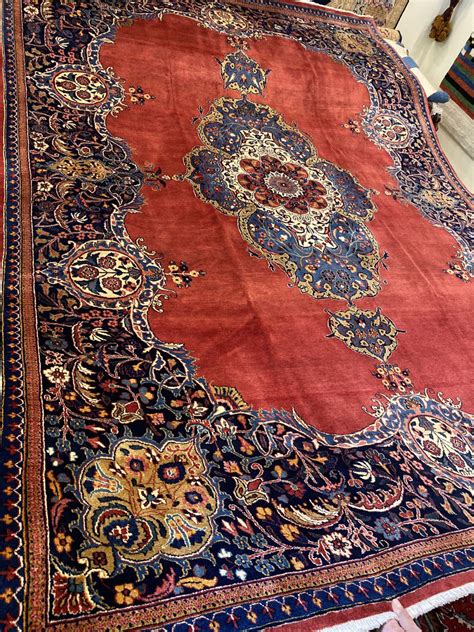 Tappeto Persiano Dorokhsh Antico 342 X 245 Cm Ferdows Tappeti Persiani