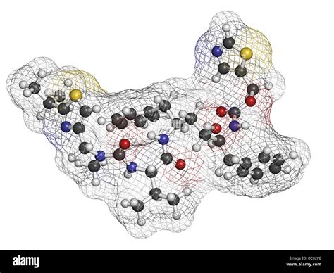 Ritonavir Hiv Drug Protease Inhibitor Class Chemical Structure