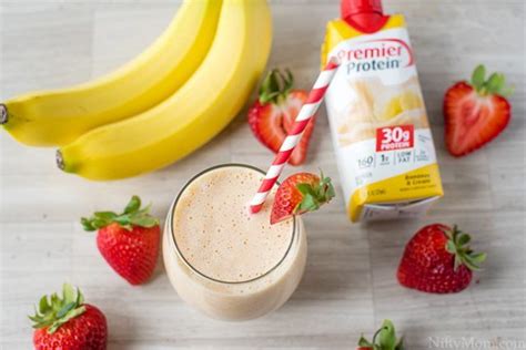 Easy Prep Protein Smoothies With Premier Protein Shakes Recipe Protien Smoothies Recipes