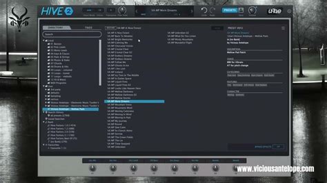 U He Hive 2 Expanse Mellow Pads Presets Walkthrough Vicious