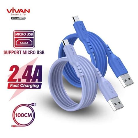 Jual Cable Micro Usb Vivan Original Vsm Kabel Data Fast Charging