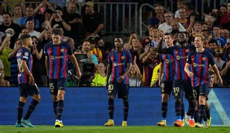 Resultado y goles Barcelona venció 5 1 a Viktoria Plzen por la primera