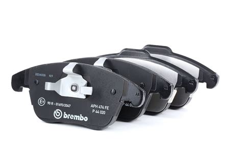 Brake pad set BREMBO excl. wear warning contact, with piston clip ...