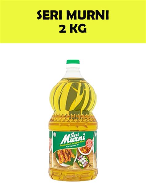 Minyak Masak Seri Murni Seri Murni Pure Vegetable Oil 2kg