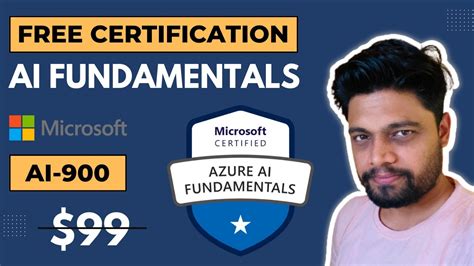 AI 900 Free Certification Microsoft Azure AI Fundamentals