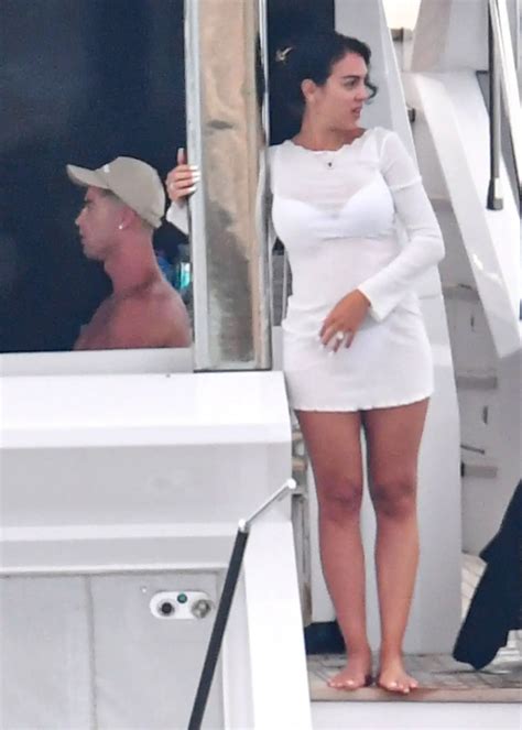 GEORGINA RODRIGUEZ In Bikini At A Yacht With Friends In Sardinia 06 24