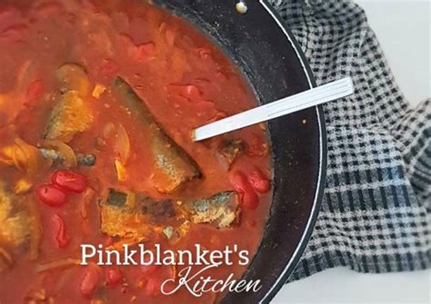 Canned Mackerel In Tomato Sauce Recipe By Pinkblanket S Kitchen Cookpad