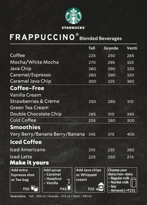 Starbucks Price List Philippines 2024 Gray Phylys