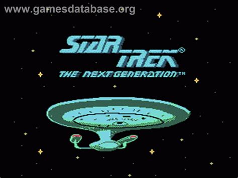 Star Trek The Next Generation Nintendo Nes Games Database