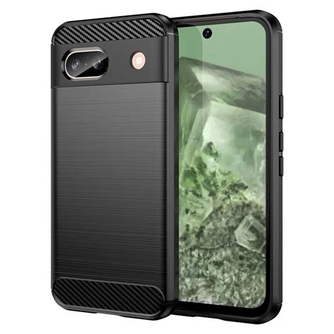 Google Pixel 8a Carbon Fiber Texture Cover - Black | Spares.se