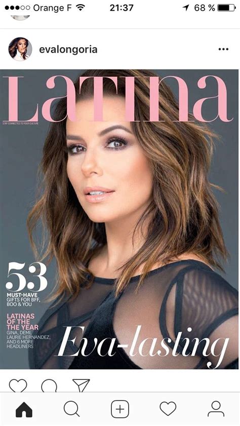 Pin By Yoga Avec Carole On Coiffures Latina Magazine Hair Eva Longoria