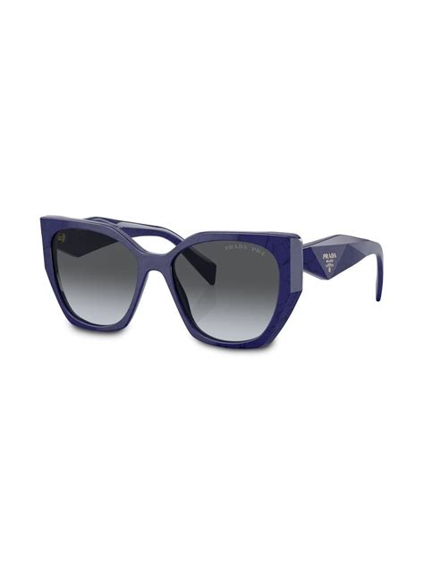 Prada Eyewear Logo Cat Eye Frame Sunglasses Farfetch