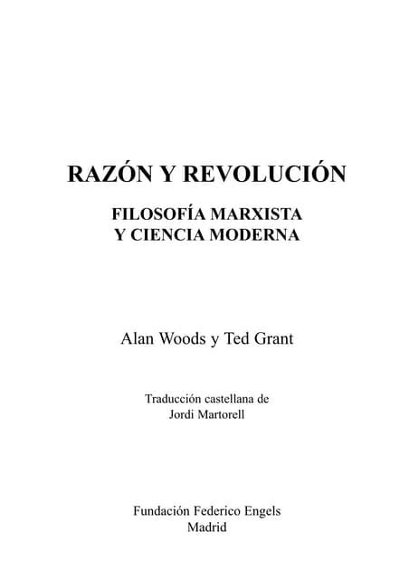 Razón Y Revolución Pdf