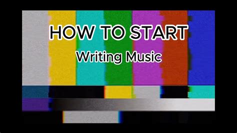 Writing Music YouTube