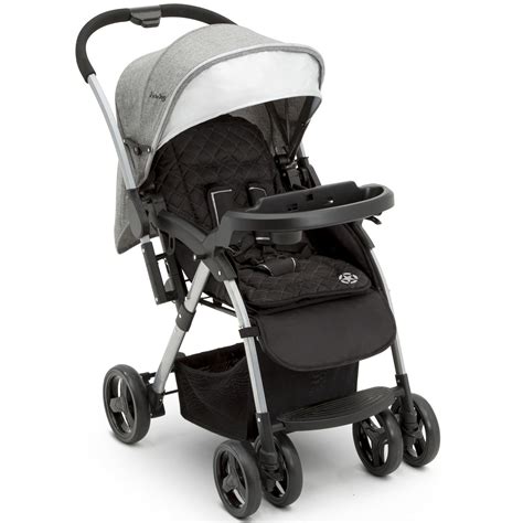 Jeep Unlimited Reversible Handle Stroller Grey Tweed