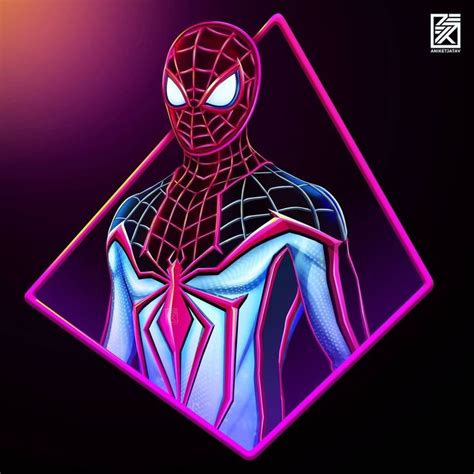 Aniket Jatav On Instagram New Series Spider Man Miles Morales Neon