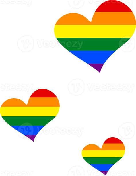 Lgbtq Rainbow Heart Png 24393111 Png