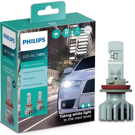 Philips żarówka H11 Ultinon Pro5000 HL 5800K Led Ultinon za 394,99 zł z ...