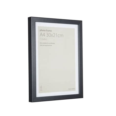 Black Frame A4 | Hobbycraft