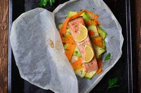 Receta De Salm N En Papillote Con Verduras Pato Confinado P Blico