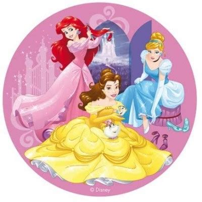 Cialda Per Torta Principesse Disney