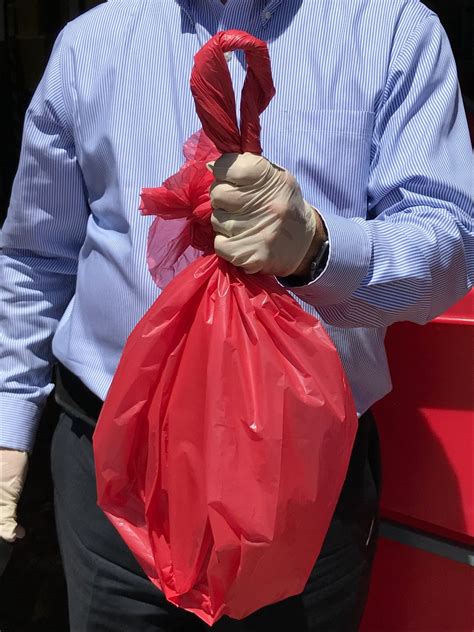 How To Properly Tie A Biohazard Bag Red Bag Waste