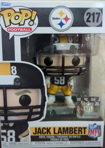 Jack Lambert Funko Pop Nfl Legends Vinyl Figure 217 Pittsburgh Steelers 889698674737 Ebay