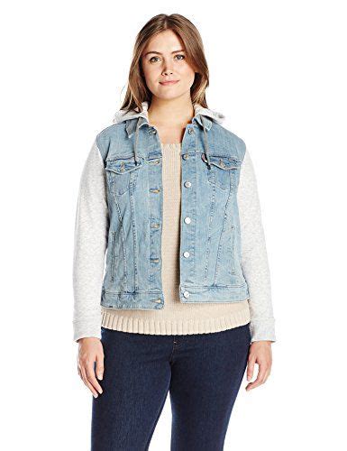 Levis Womens Plus Size Hybrid Trucker Jacket Cape Cod 2x A Classic