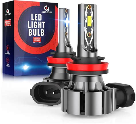 Aolead H H H Led Headlight Bulbs Lm Super Bright K Cool