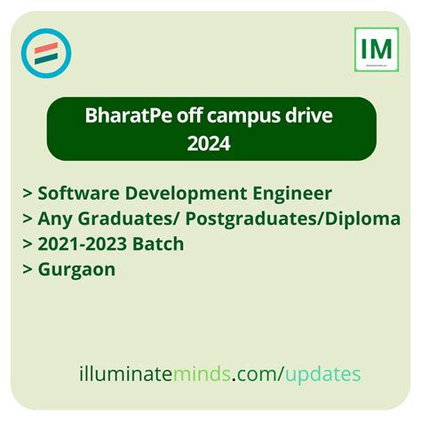 BharatPe Off Campus Drive 2024 Software Development Engineer Any