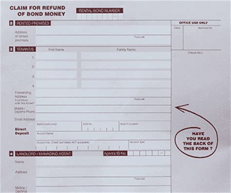 Claim Form Bond Claim Form