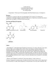 OCHEM Lab 5 Postlab Docx Jeremie Morris Lab Partner Simon Holguin 9