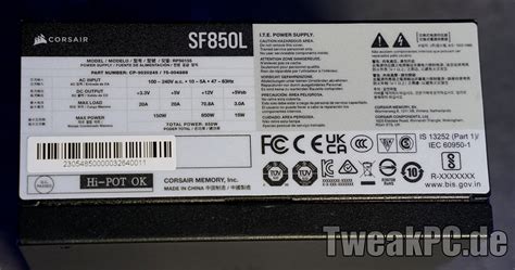 Corsair Sf L Sf L Series Atx Sfx L Netzteil Im Test