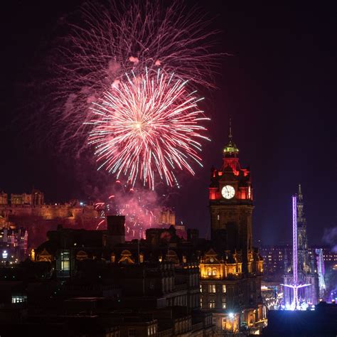 Edinburgh Hogmanay Fireworks