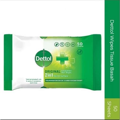 Jual Dettol Wet Wipes S Tisu Basah Anti Bakteri S Sheets Lembar