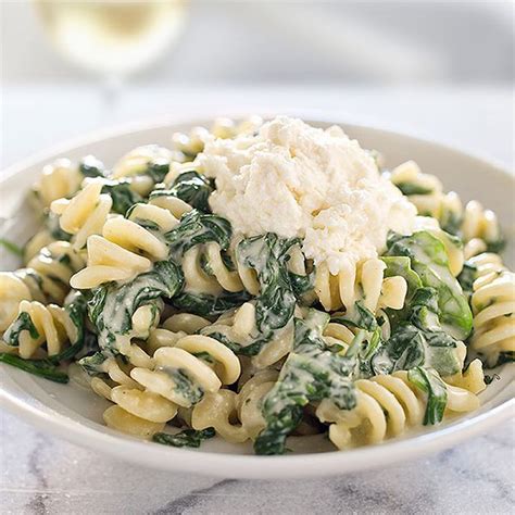 Pasta With Spinach And Ricotta Shana Foods Canada